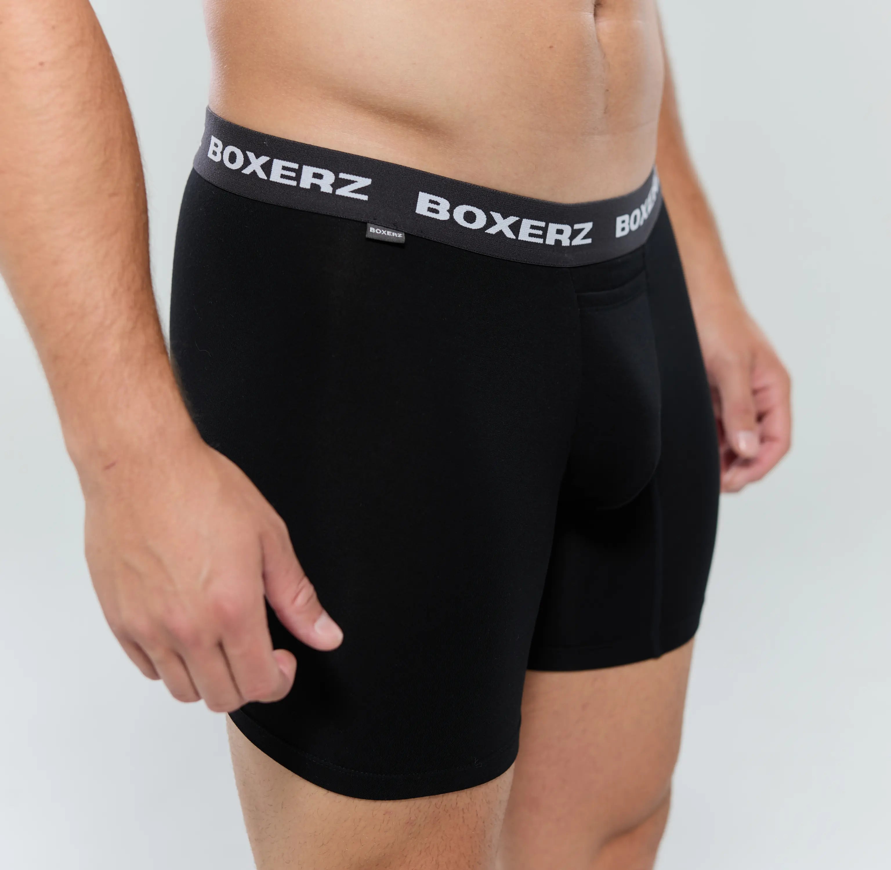 Men's Boxer Brief Black - Boxerz
