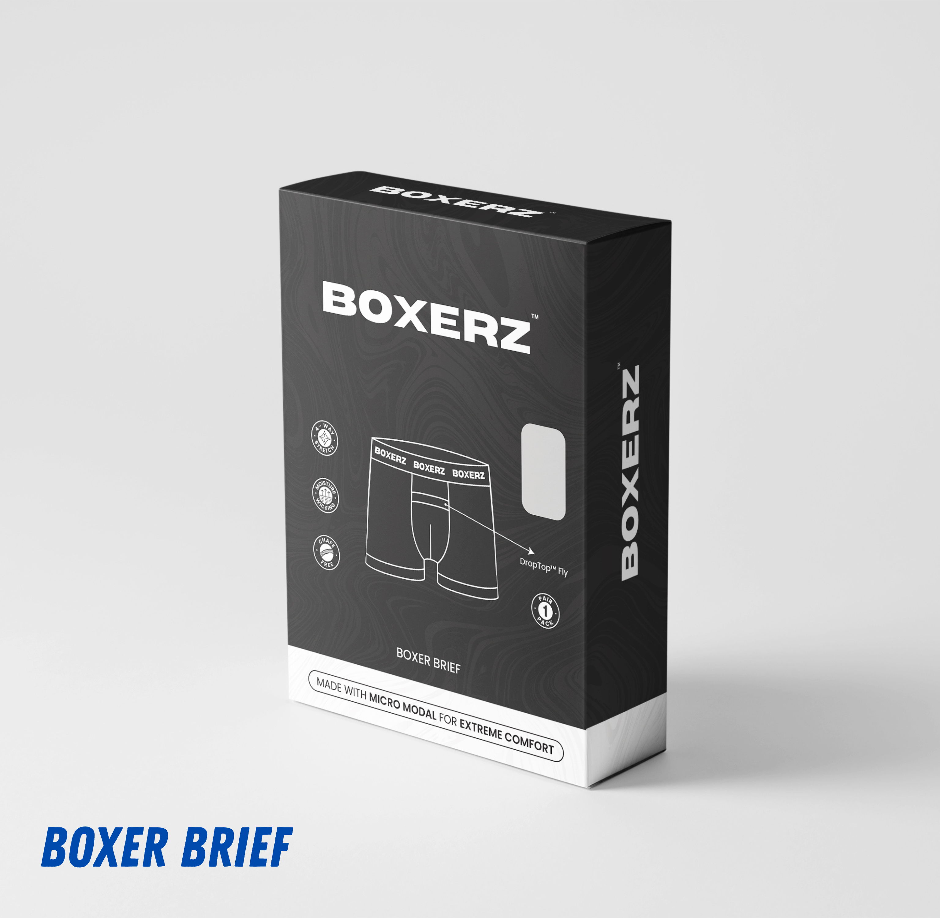Men's Boxer Brief Blue