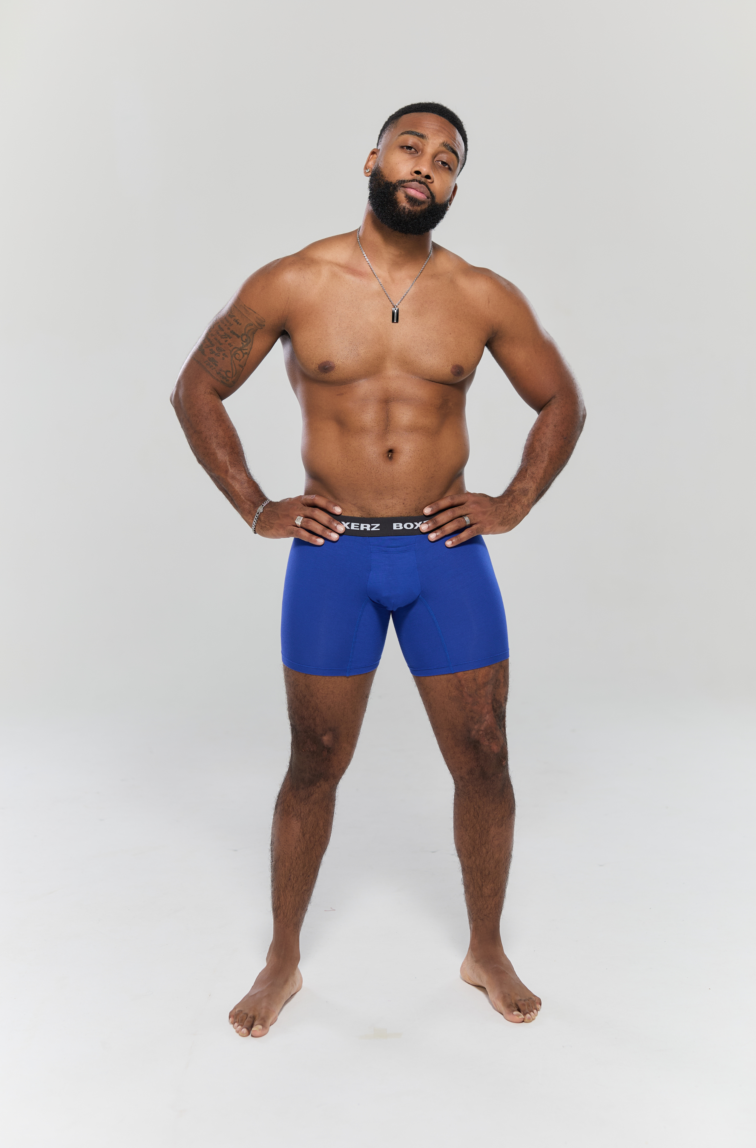 Men's Boxer Brief Blue